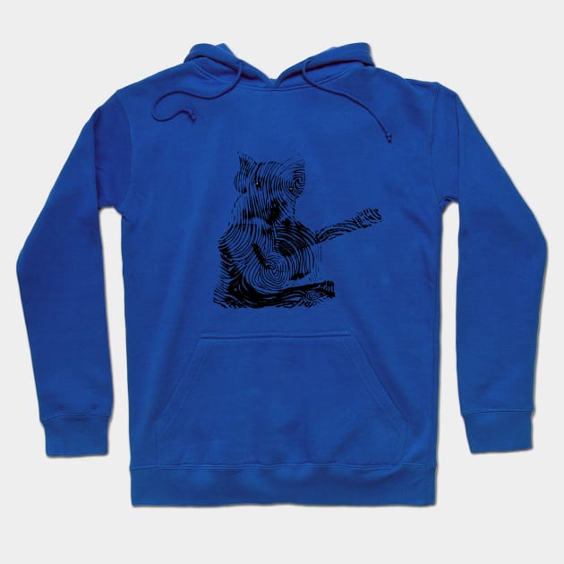 little pig with guitar Hoodie by Dasart